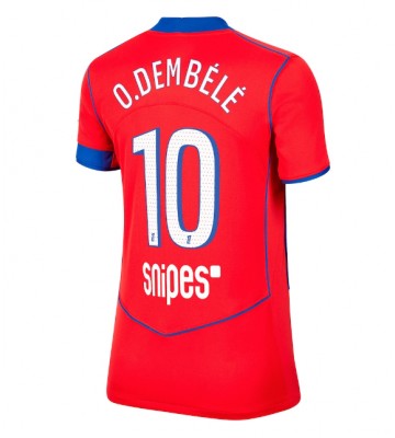 Paris Saint-Germain Ousmane Dembele #10 Tredjetrøje Dame 2025-26 Kortærmet